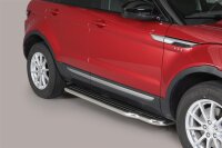 Trittbretter Schwellerrohre für LAND ROVER Range Rover Evoque L538 Edelstahl Ø50mm