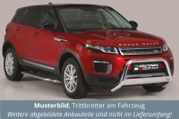 Trittbretter Schwellerrohre für LAND ROVER Range Rover Evoque L538 Edelstahl Ø50mm