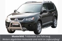 Trittbretter Schwellerrohre für MITSUBISHI Outlander CWO 2007-09 Edelstahl Ø50mm