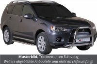 Trittbretter Schwellerrohre für MITSUBISHI Outlander CWO 2010-12 Edelstahl Ø50mm