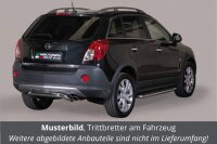 Trittbretter Schwellerrohre für OPEL Antara L-A 2011> Facelift Edelstahl Ø50mm