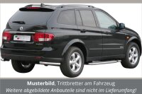 Trittbretter Schwellerrohre für SSANGYONG Kyron DJ 2007> Edelstahl Ø50mm