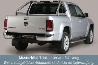 Trittbretter Schwellerrohre für VOLKSWAGEN Amarok 2H 2010> Edelstahl Ø50mm