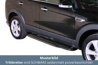 Trittbretter SCHWARZ für CHEVROLET Captiva KLAC...