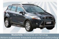 Trittbretter SCHWARZ für FORD Kuga 2008-12 Edelstahl...