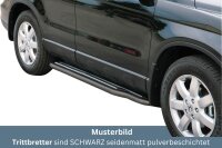 Trittbretter SCHWARZ für HONDA CR-V 2007-10...