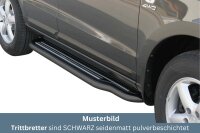 Trittbretter SCHWARZ für HYUNDAI Santa Fe CM 2006-10...