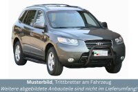 Trittbretter SCHWARZ für HYUNDAI Santa Fe CM 2006-10...