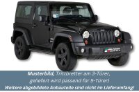 Trittbretter SCHWARZ für JEEP Wrangler JK 5...