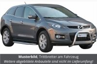 Trittbretter SCHWARZ für MAZDA CX7 ER 2008-10 Edelstahl Ø50mm mit TÜV