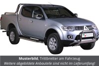 Trittbretter SCHWARZ für MITSUBISHI L200 Doppelkabine KAOT 2010> mit TÜV