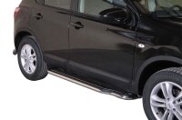 Trittbretter SCHWARZ für NISSAN Qashqai J10 2010>...