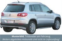 Trittbretter SCHWARZ für VOLKSWAGEN Tiguan 5N Edelstahl Ø50mm mit TÜV