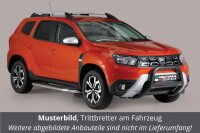 Trittbretter Schwellerrohre für DACIA Duster HM 2018 > Edelstahl Ø50mm mit TÜV