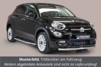 Trittbretter Schwellerrohre für Fiat 500X Edelstahl Ø50mm