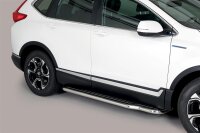 Trittbretter Schwellerrohre für HONDA CR-V Hybrid ab Bj.2019- Edelstahl Ø50mm