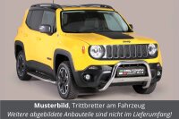 Trittbretter Schwellerrohre für JEEP Renegade & Trailhawk ab Bj. 2014- Edelstahl Ø50mm