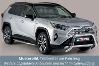 Trittbretter Schwellerrohre für TOYOTA RAV 4 Hybrid Bj. 2019- Edelstahl Ø50mm