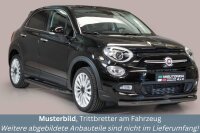 Trittbretter SCHWARZ für Fiat 500X Edelstahl...