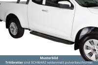 Trittbretter SCHWARZ für ISUZU D-Max Bj.2020- Space...