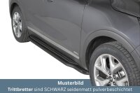 Trittbretter SCHWARZ für Kia Sorento UM Bj. 2015-2020 Edelstahl Ø50mm mit TÜV