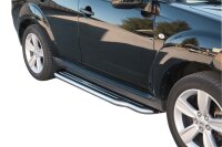 Trittbretter SCHWARZ für PEUGEOT 4007 Bj.2008-...