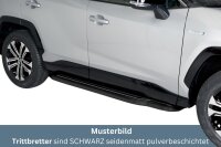 Trittbretter SCHWARZ für TOYOTA RAV 4 Hybrid Bj....