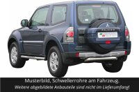 Schwellerrohre mit Tritt für MITSUBISHI Pajero V80...