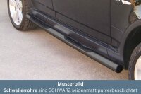 Schwellerrohre mit Tritt SCHWARZ für BMW X3 X83...