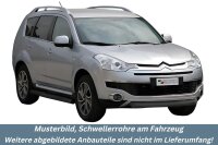 Schwellerrohre mit Tritt SCHWARZ für CITROËN...