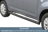 Schwellerrohre mit Tritt SCHWARZ für DAIHATSU Terios...