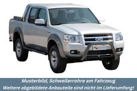 Schwellerrohre mit Tritt SCHWARZ für FORD Ranger...