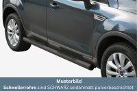 Schwellerrohre mit Tritt SCHWARZ für FORD Kuga...