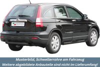 Schwellerrohre mit Tritt SCHWARZ für HONDA CR-V...