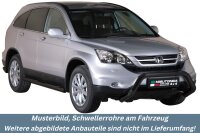 Schwellerrohre mit Tritt SCHWARZ für HONDA CR-V RE7...