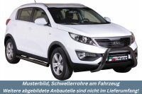 Schwellerrohre mit Tritt SCHWARZ für KIA Sportage...