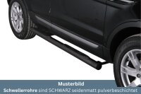 Schwellerrohre mit Tritt SCHWARZ für LAND ROVER...