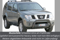 Schwellerrohre mit Tritt SCHWARZ für NISSAN Navara...