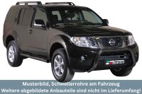 Schwellerrohre mit Tritt SCHWARZ für NISSAN...