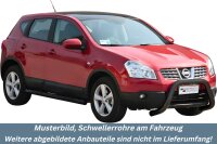 Schwellerrohre mit Tritt SCHWARZ für NISSAN Qashqai...