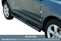 Schwellerrohre mit Tritt SCHWARZ für OPEL Antara L-A...