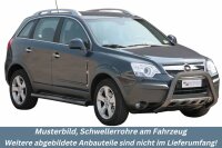 Schwellerrohre mit Tritt SCHWARZ für OPEL Antara L-A...