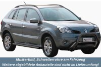 Schwellerrohre mit Tritt SCHWARZ für RENAULT Koleos...