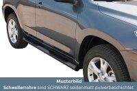 Schwellerrohre mit Tritt SCHWARZ für TOYOTA RAV 4...