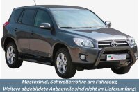 Schwellerrohre mit Tritt SCHWARZ für TOYOTA RAV 4...