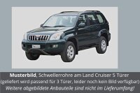 Schwellerrohre mit Tritt SCHWARZ für TOYOTA Land...