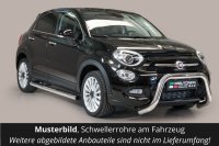Schwellerrohre mit Tritt für Fiat 500X Edelstahl...