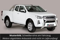 Schwellerrohre mit Tritt für ISUZU D-Max Bj.2020-...