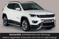 Schwellerrohre mit Tritt für JEEP Compass ab Bj....