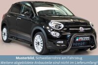 Schwellerrohre mit Tritt SCHWARZ für Fiat 500X...